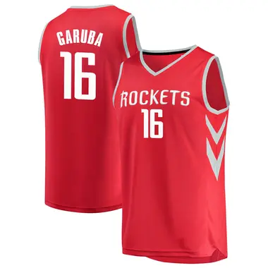 Red Usman Garuba Men's Houston Rockets Fanatics Branded Fast Break Jersey - Icon Edition